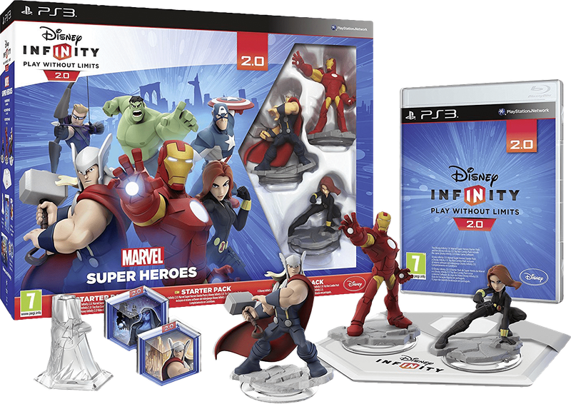 Disney Infinity 2.0 Marvel Super Heroes - Starter Pack (PS3)(New) - Disney Interactive Studios 950G