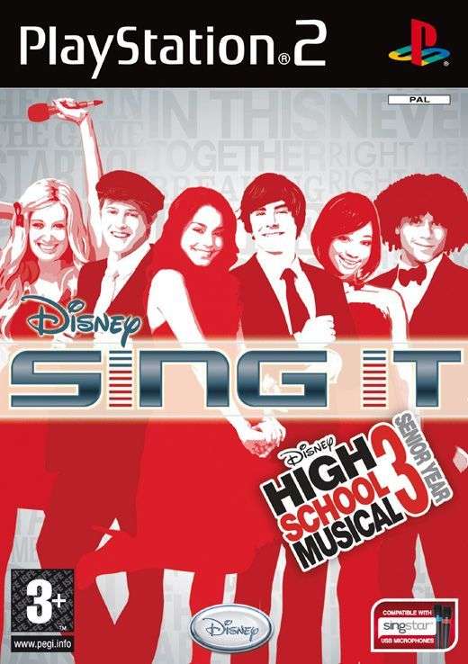 Sing It: High School Musical 3: Senior Year (PS2)(Pwned) - Disney Interactive Studios 130G