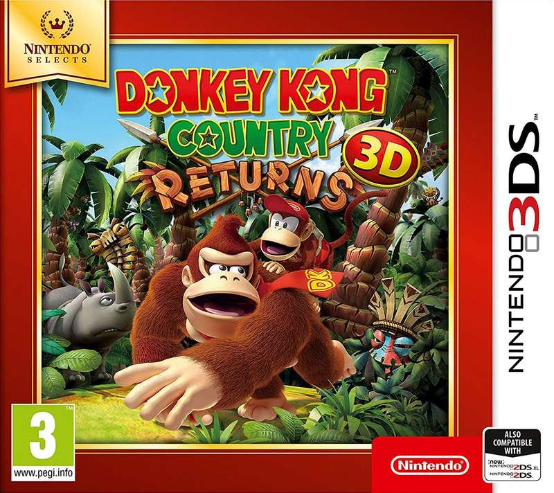 Donkey Kong Country Returns 3D - Nintendo Selects (3DS)(New) - Nintendo 110G