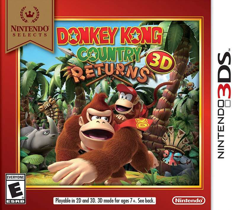 Donkey Kong Country Returns 3D - Nintendo Selects (NTSC/U)(3DS)(Pwned) - Nintendo 110G