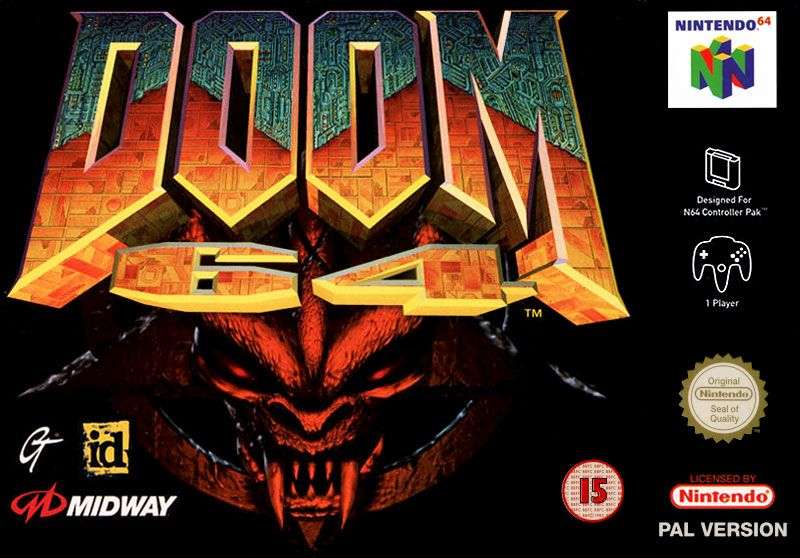 Doom 64 (Cart Only)(N64)(Pwned) - Midway Games 130G