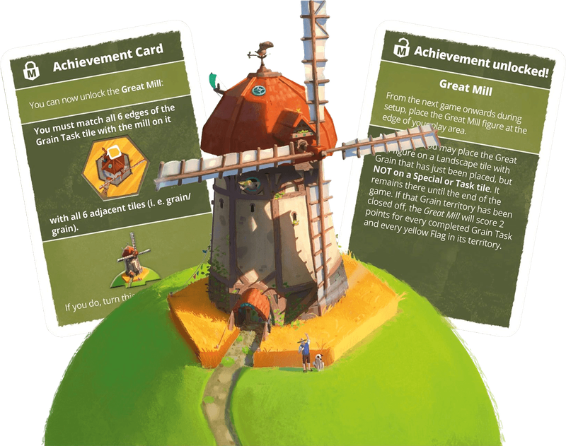 Dorfromantik - The Board Game: Great Mill Mini-Expansion (New) - Pegasus Spiele 100G