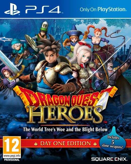 Dragon Quest: Heroes - The World Tree's Woe and The Blight Below (PS4)(Pwned) - Square Enix 90G