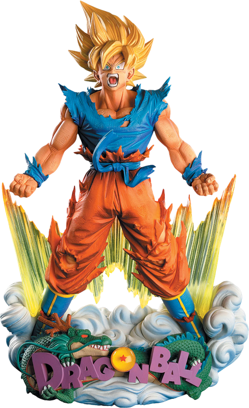 DragonBall Z - Super Master Stars Diorama - The Son Goku -The Brush- Figure (New) - Banpresto 2000G