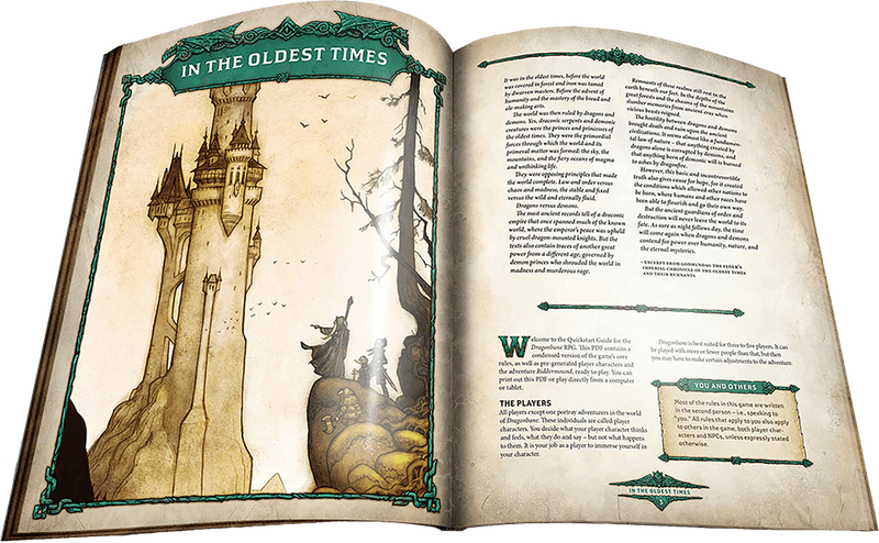 Dragonbane - Quickstart Guide (New) - Free League Publishing 250G