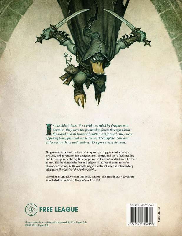 Dragonbane - Rulebook - Hardcover (New) - Free League Publishing 900G