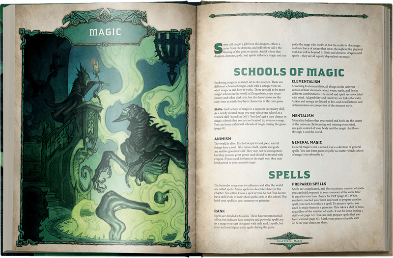 Dragonbane - Rulebook - Hardcover (New) - Free League Publishing 900G