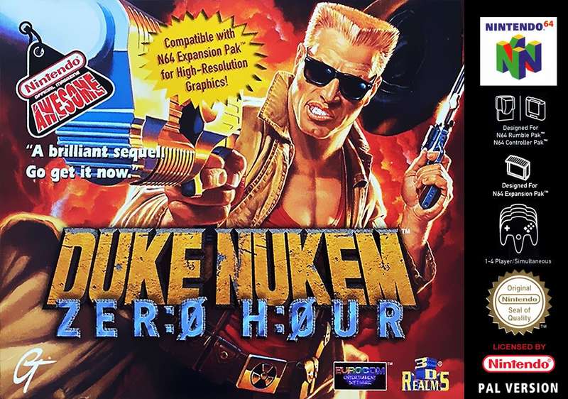 Duke Nukem: Zero Hour (Cart Only)(N64)(Pwned) - GT Interactive Software 130G