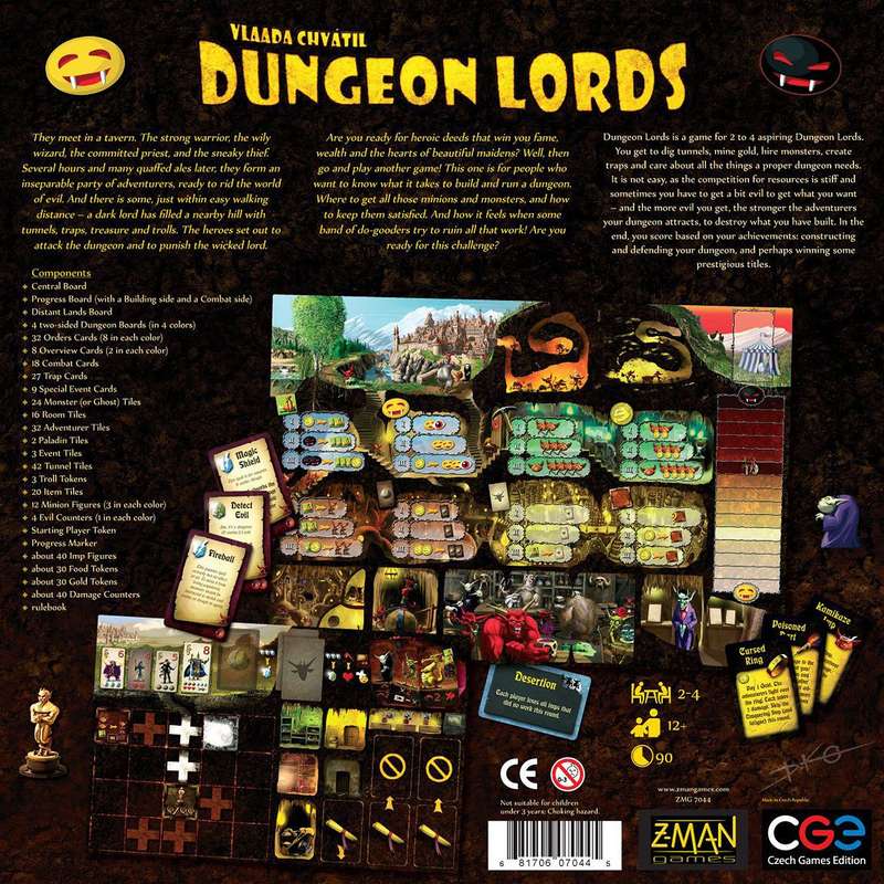 Dungeon Lords (New) - Czech Games Edition 1750G