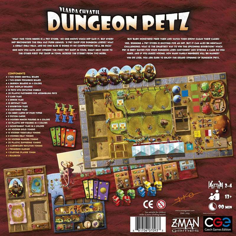 Dungeon Petz (New) - Czech Games Edition 1750G