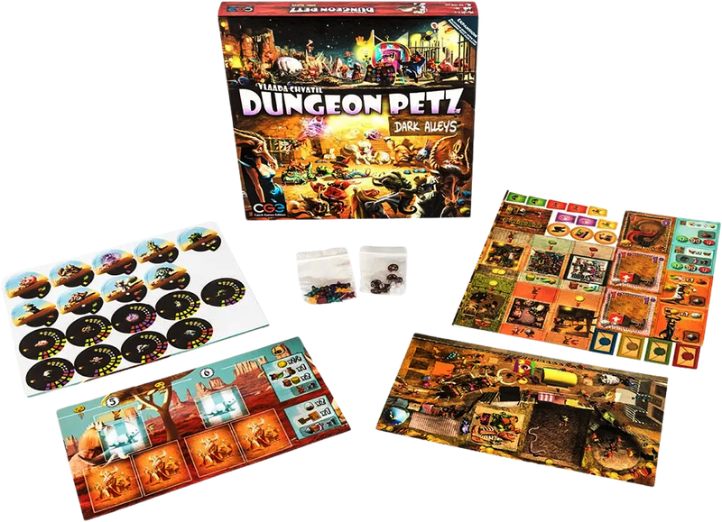 Dungeon Petz: Dark Alleys Expansion (New) - Czech Games Edition 1100G