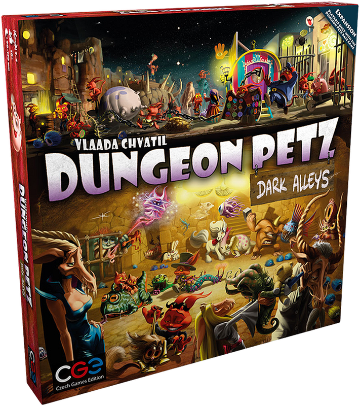Dungeon Petz: Dark Alleys Expansion (New) - Czech Games Edition 1100G