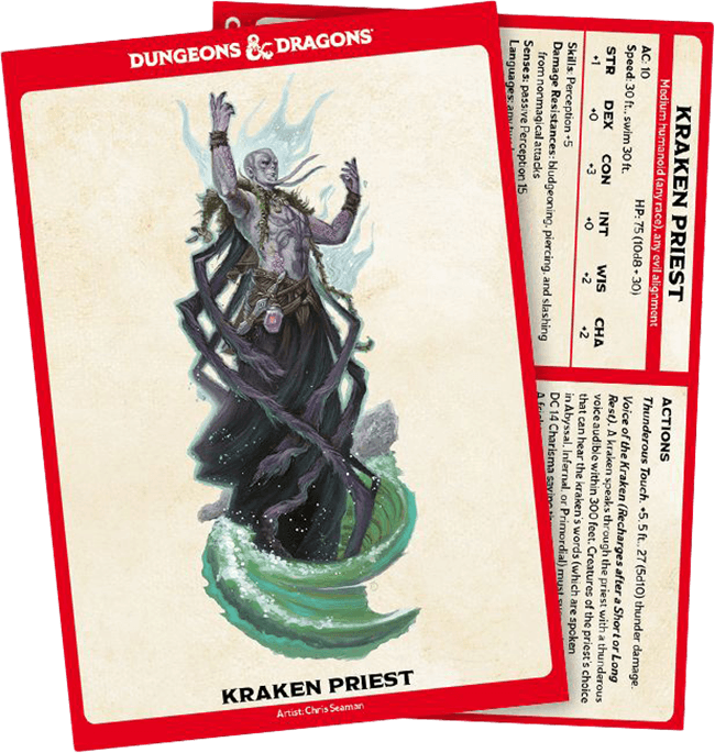 Dungeons & Dragons - Creature & NPC Cards (New) - Wizards of the Coast 350G