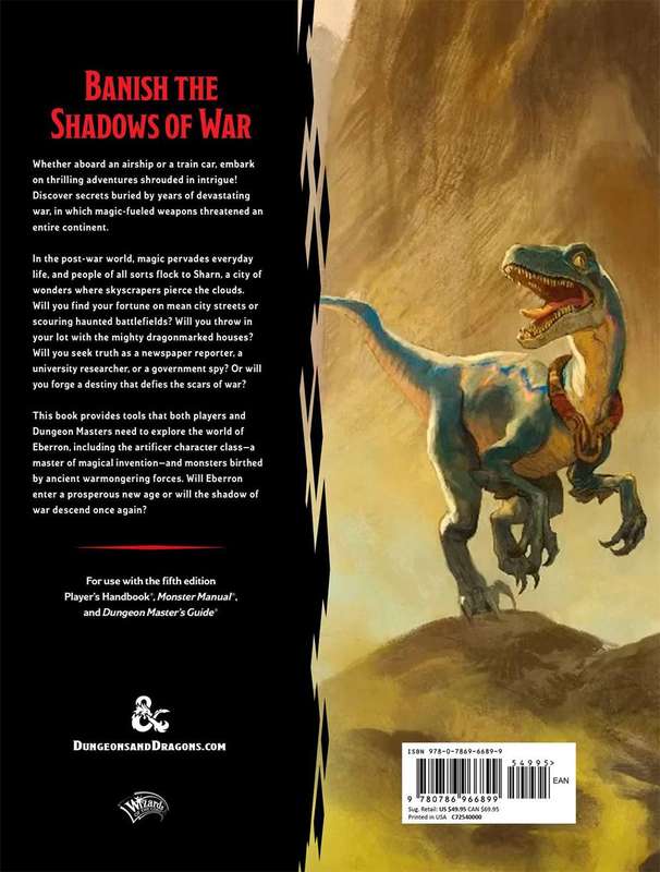 Dungeons & Dragons - Eberron: Rising from the Last War - Hardcover (New) - Wizards of the Coast