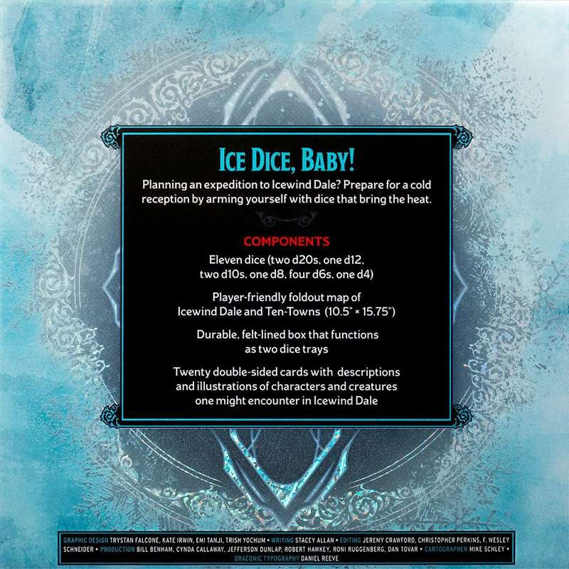 Dungeons & Dragons - Icewind Dale: Rime of the Frostmaiden - Dice Set (New) - Wizards of the Coast