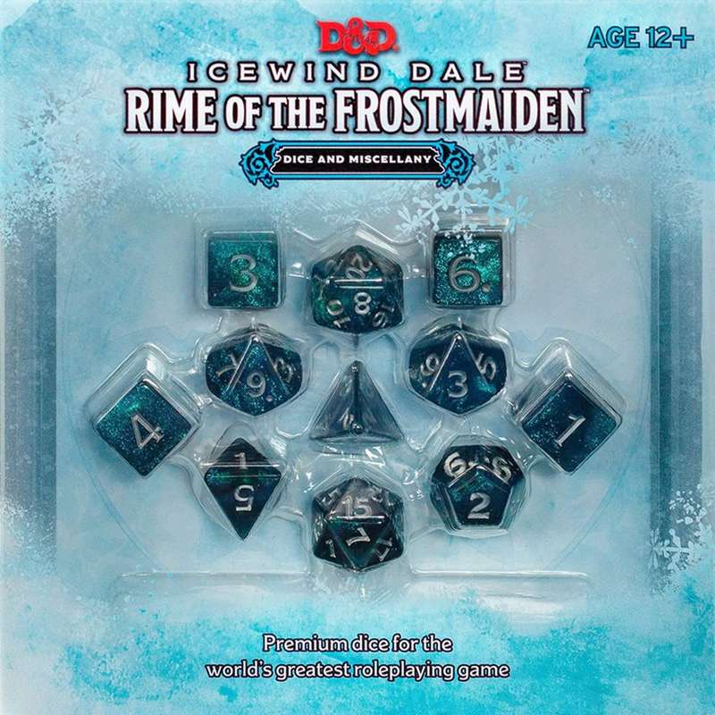 Dungeons & Dragons - Icewind Dale: Rime of the Frostmaiden - Dice Set (New) - Wizards of the Coast