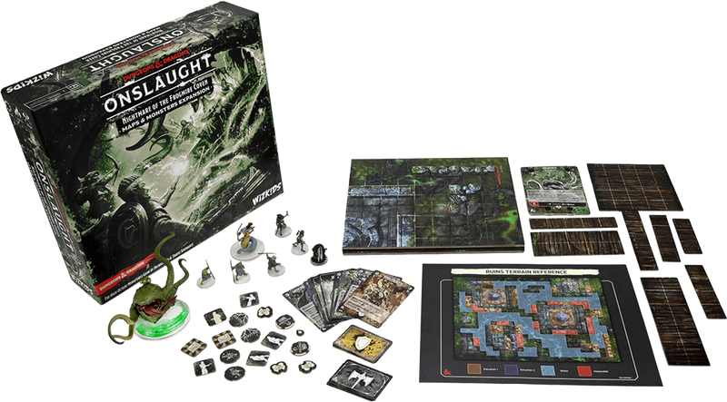 Dungeons & Dragons: Onslaught - Nightmare of the Frogmire Coven Maps & Monsters Expansion (New) -