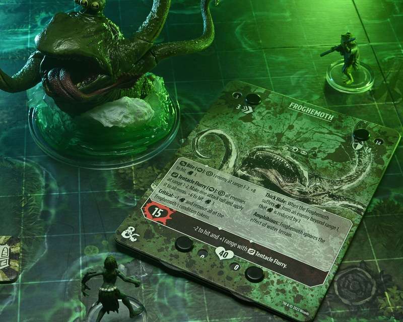 Dungeons & Dragons: Onslaught - Nightmare of the Frogmire Coven Maps & Monsters Expansion (New) -