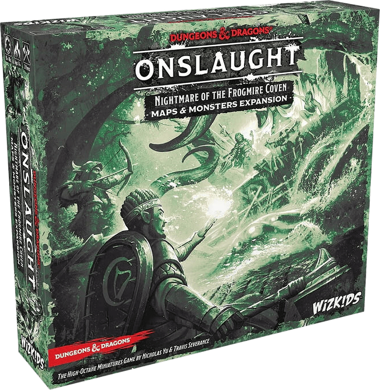 Dungeons & Dragons: Onslaught - Nightmare of the Frogmire Coven Maps & Monsters Expansion (New) -