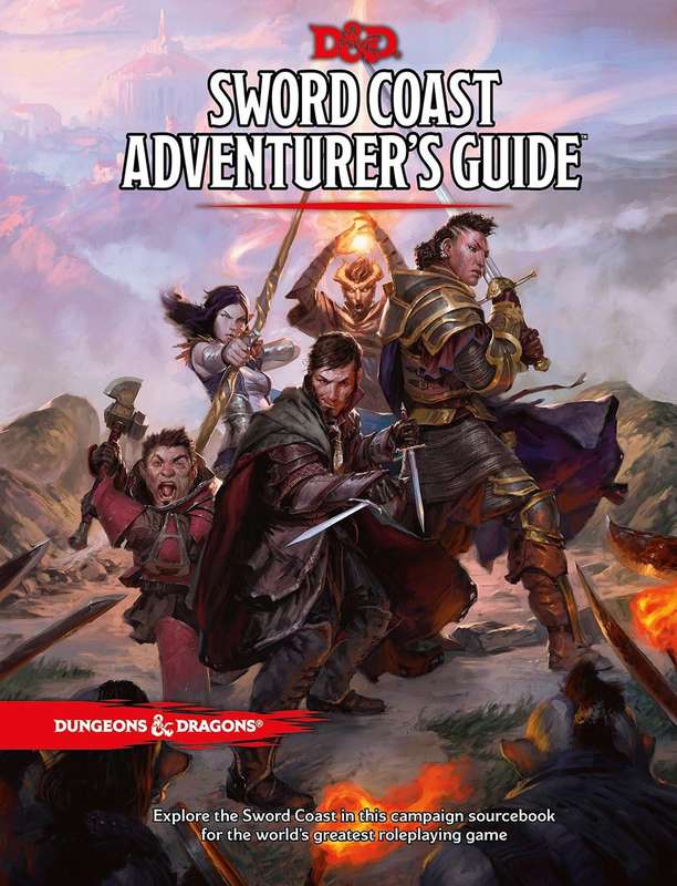Dungeons & Dragons - Sword Coast Adventurer's Guide - Hardcover (New) - Wizards of the Coast 1100G