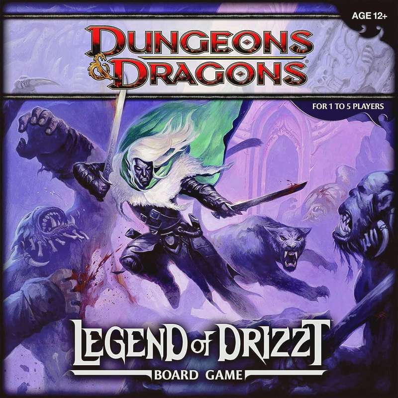 Dungeons & Dragons: The Legend of Drizzt Board Game (New) - Wizards of the Coast 4000G