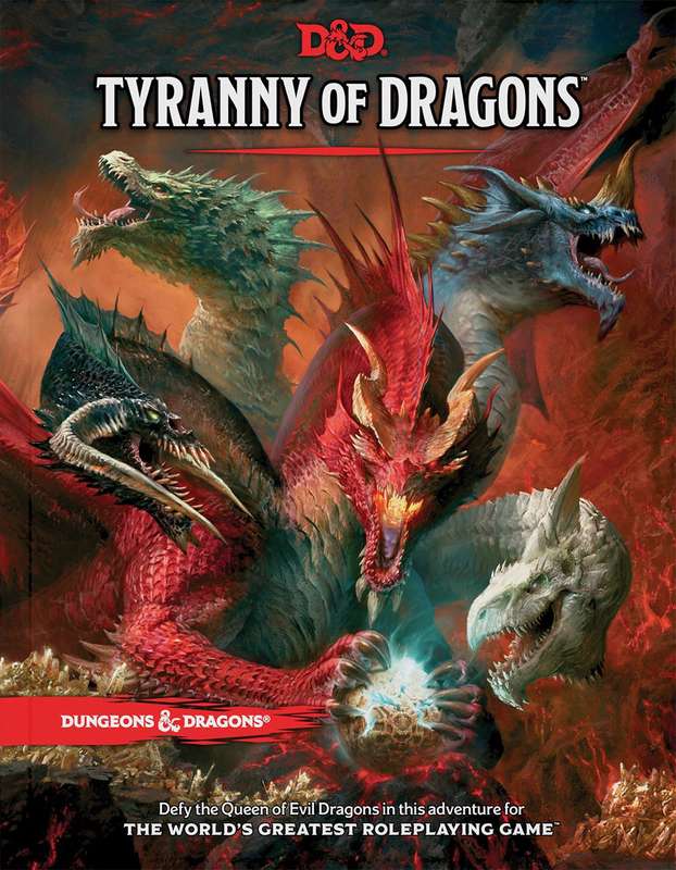 Dungeons & Dragons - Tyranny of Dragons - Hardcover (New) - Wizards of the Coast 1100G