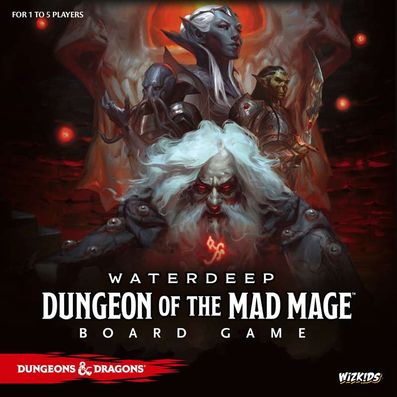 Dungeons & Dragons: Waterdeep - Dungeon of the Mad Mage Board Game (New) - WizK!ds / WizKids 3800G