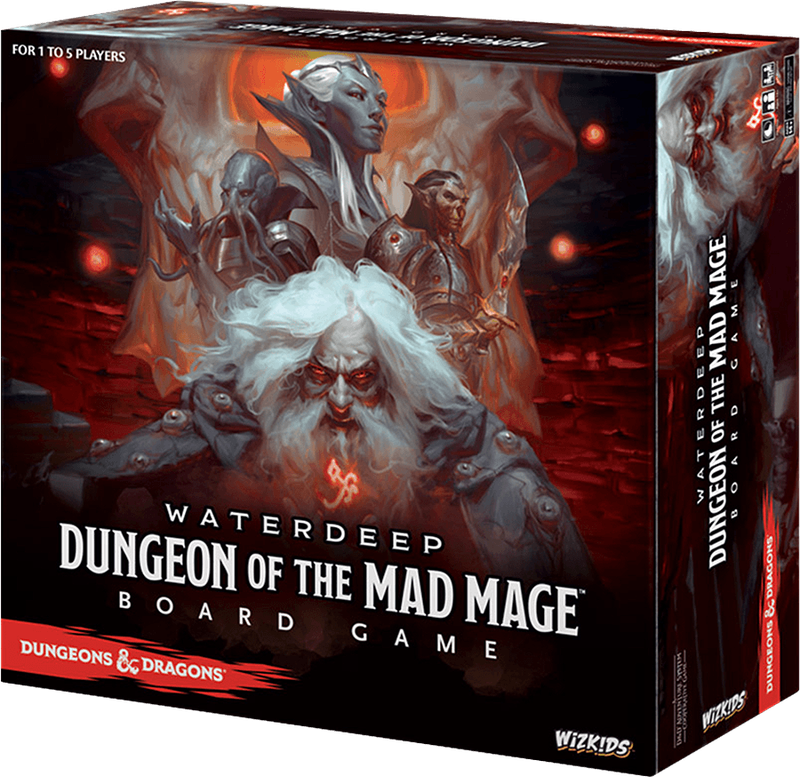 Dungeons & Dragons: Waterdeep - Dungeon of the Mad Mage Board Game (New) - WizK!ds / WizKids 3800G
