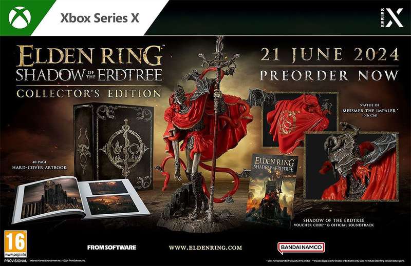 Elden Ring: Shadow of the Erdtree - Collector's Edition (Xbox Series)(New) - Namco Bandai Games