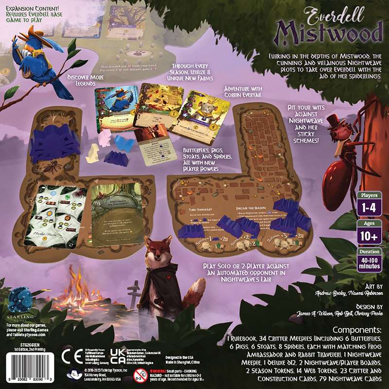 Everdell: Mistwood Expansion (New) - Starling Games 1500G