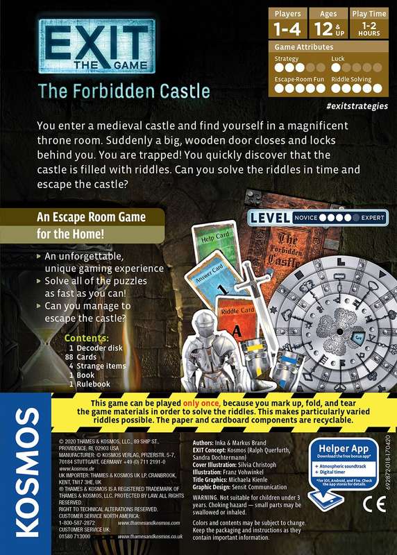 EXIT: The Game - The Forbidden Castle (New) - Kosmos 400G