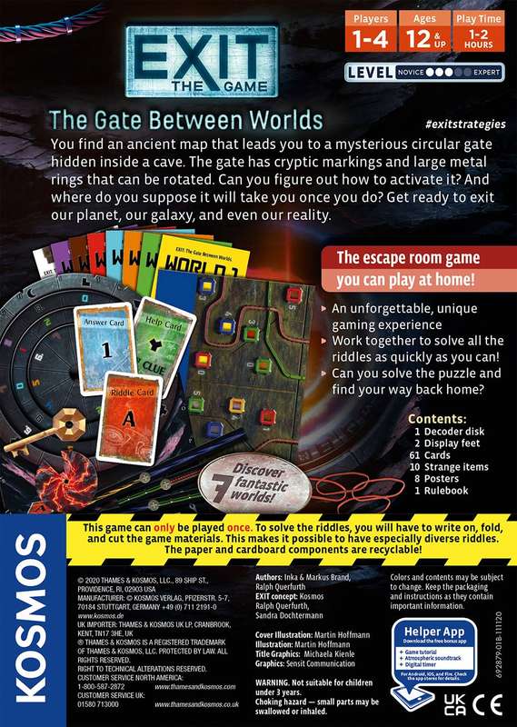 EXIT: The Game - The Gate Between Worlds (New) - Kosmos 400G