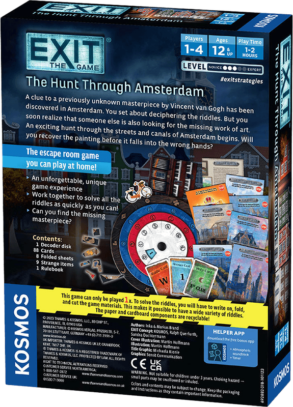 EXIT: The Game - The Hunt Through Amsterdam (New) - Kosmos 400G