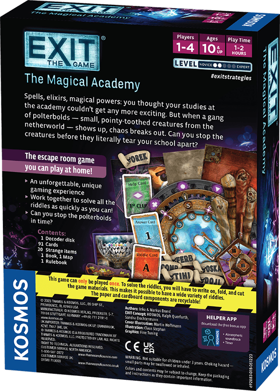 EXIT: The Game - The Magical Academy (New) - Kosmos 400G