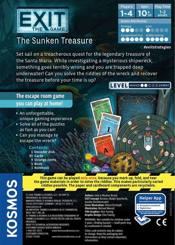 EXIT: The Game - The Sunken Treasure (New) - Kosmos 400G