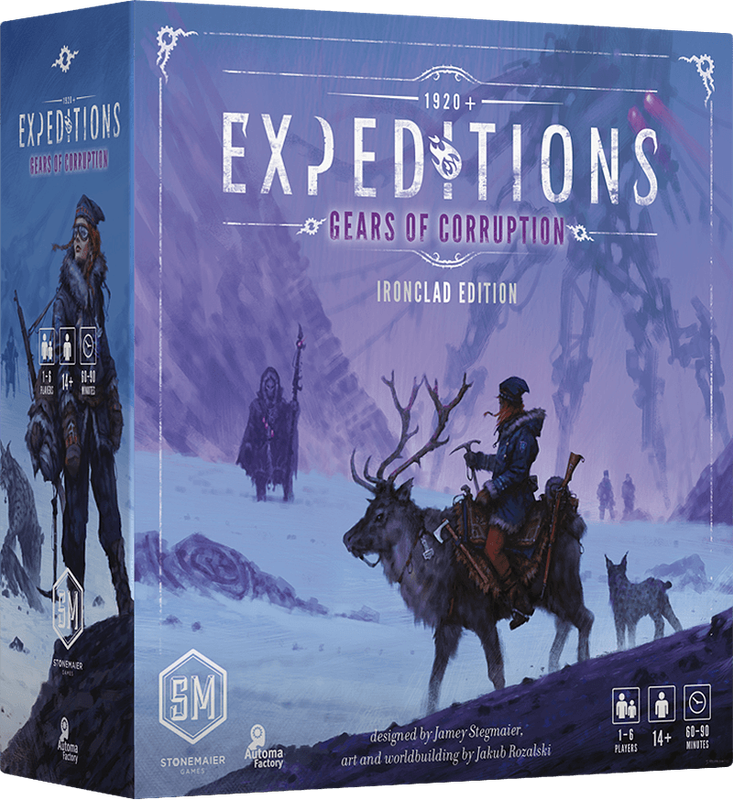 Expeditions: Gears of Corruption Expansion - Ironclad Edition (New) - Stonemaier Games 1600G