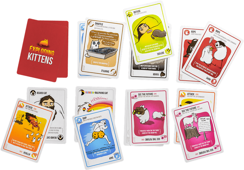 Exploding Kittens - 2 Player Edition (New) - The Oatmeal 150G