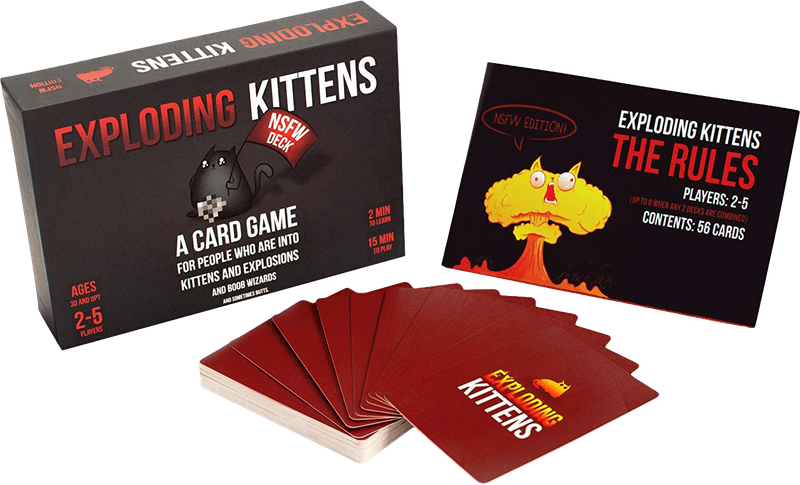 Exploding Kittens - NSFW Deck (New) - The Oatmeal 400G