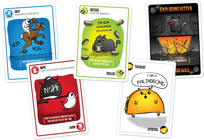 Exploding Kittens - Original Edition (New) - The Oatmeal 400G