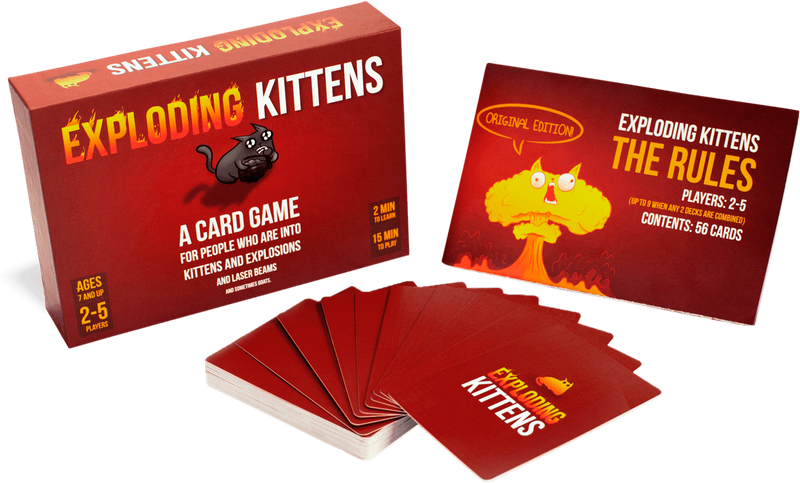Exploding Kittens - Original Edition (New) - The Oatmeal 400G