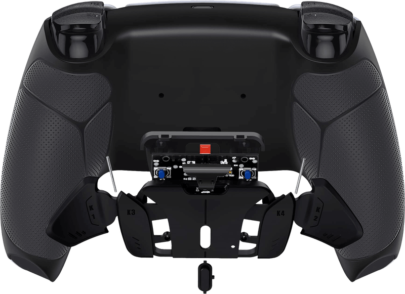 eXtremeRate RISE4 Remap Kit for PS5 Controller BDM-010/020 - Black + Rubberized Black (PS5)(New) -