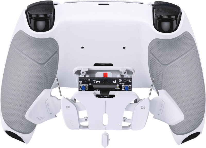 eXtremeRate RISE4 Remap Kit for PS5 Controller BDM-010/020 - White + Rubberized Gray (PS5)(New) -