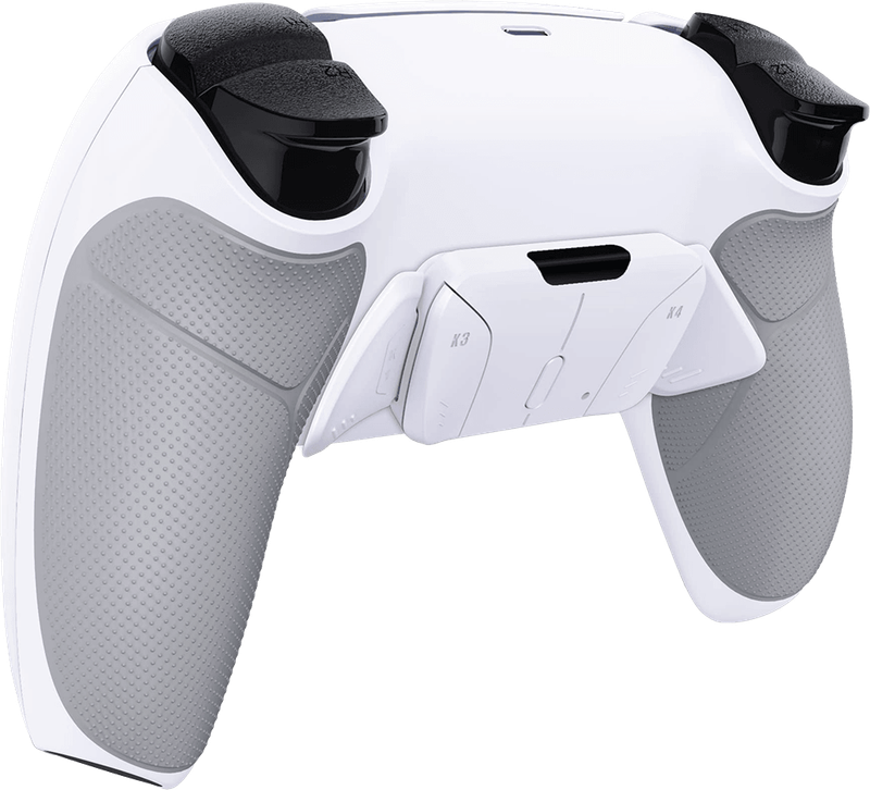 eXtremeRate RISE4 V3 Remap Kit for PS5 Controller BDM-030/040/050 - White + Rubberized Gray