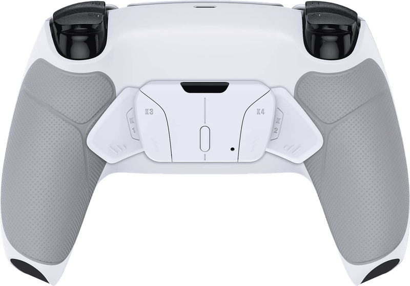 eXtremeRate RISE4 V3 Remap Kit for PS5 Controller BDM-030/040/050 - White + Rubberized Gray
