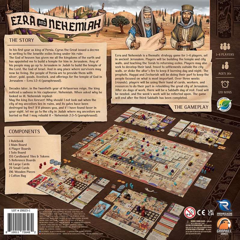 Ezra and Nehemiah (New) - Renegade Game Studios 2000G