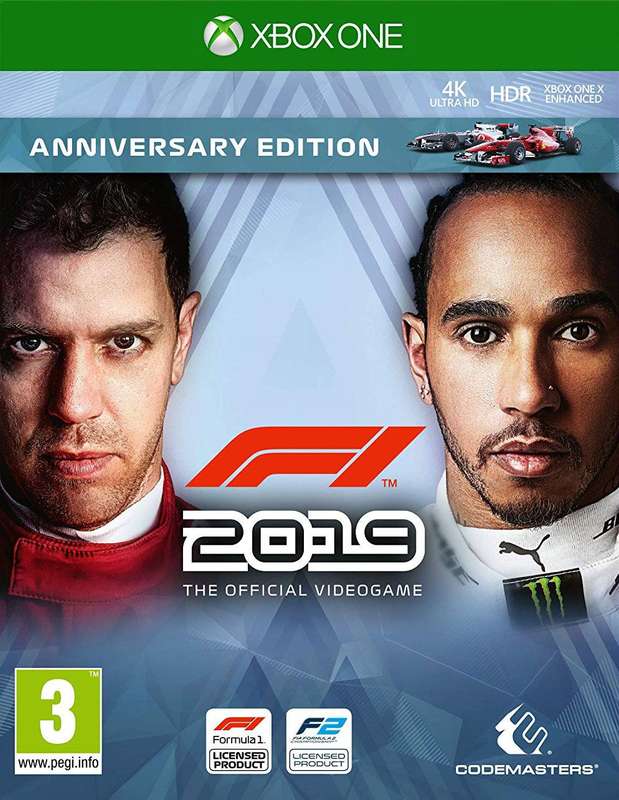 F1 2019 - Anniversary Edition (Xbox One)(New) - Codemasters 90G