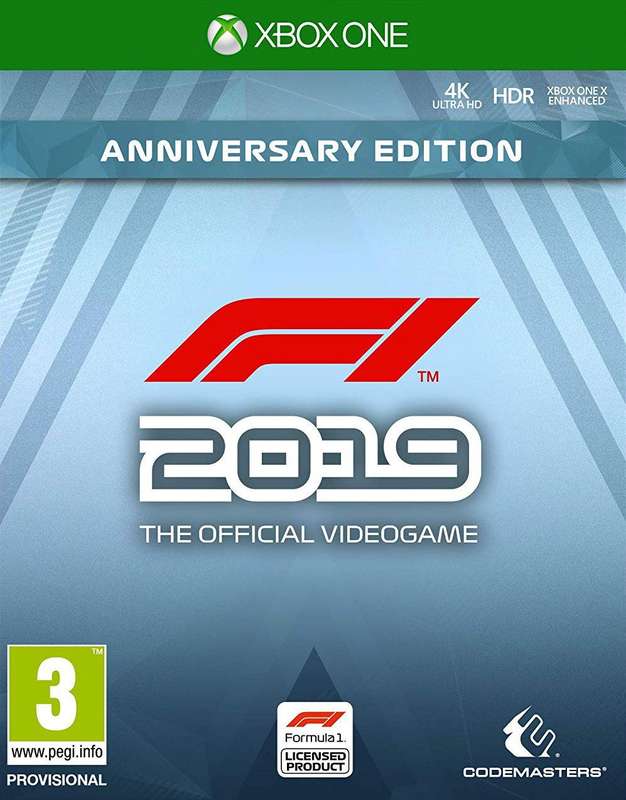 F1 2019 - Anniversary Edition (Xbox One)(New) - Codemasters 90G