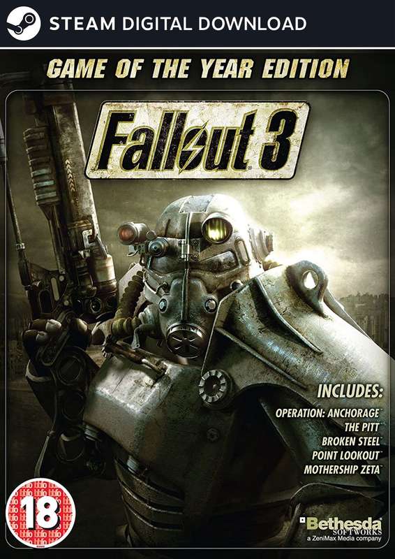 Fallout 3 - Game of the Year Edition [Digital Code](PC)(New) - Bethesda Softworks