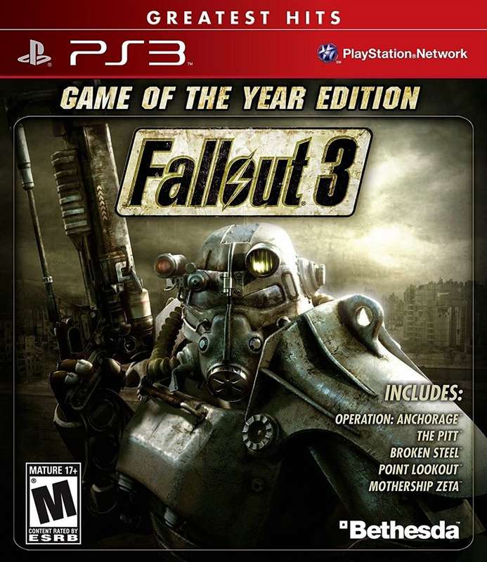 Fallout 3: Game of the Year Edition - Greatest Hits (NTSC/U)(PS3)(New) - Bethesda Softworks 120G