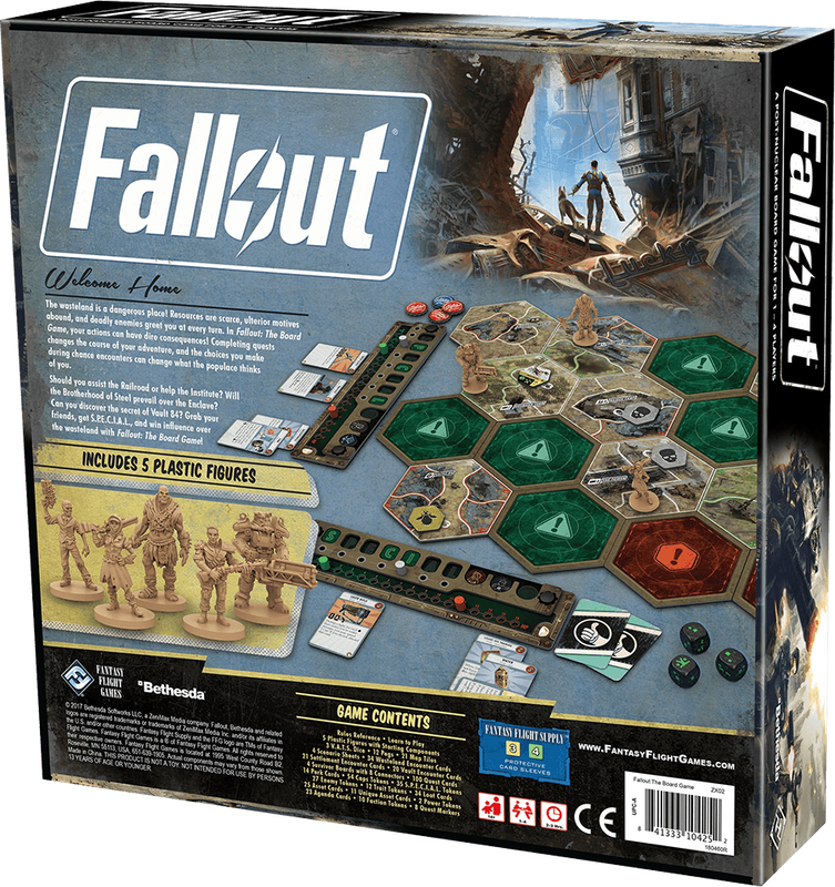 Fallout - The Board Game (New) - Fantasy Flight Games 1000G